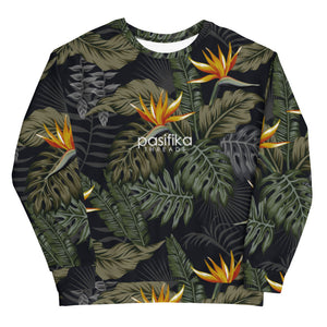 "Guam Latte" Bird of Paradise Unisex Crewneck Sweatshirt