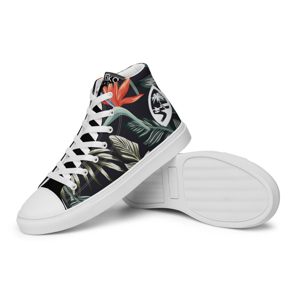 Guam Seal High Top Canvas Shoes (Mens)