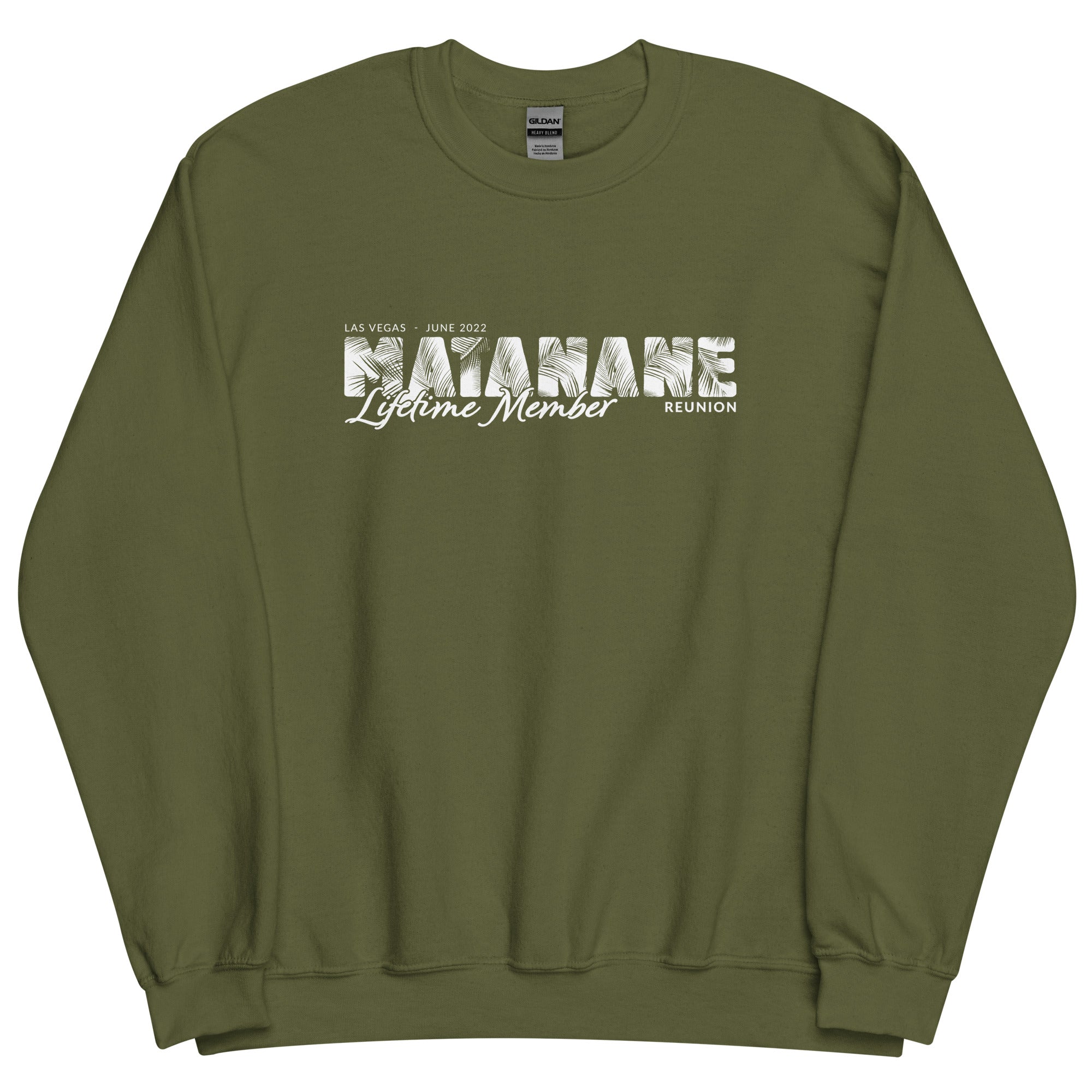 Matanane 2022 Reunion Unisex Sweatshirt (blank back)